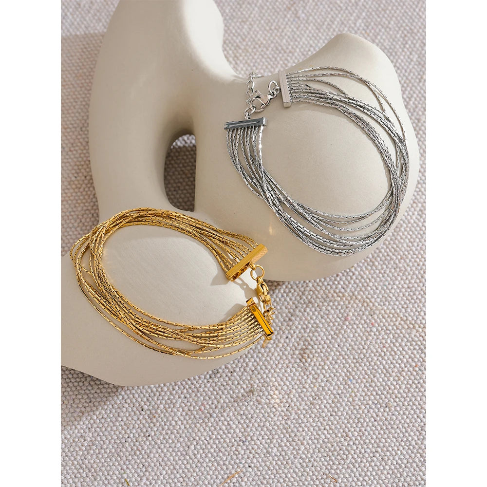 Irregular geometric gold plated earrings 